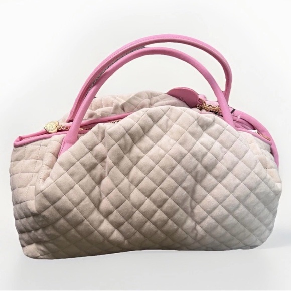 New Juicy Couture Juicy Tale Bowlers  Retro Pink Bag - Picture 2 of 3